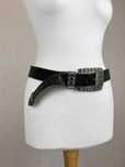 pasek madonna klamra kryształki buckle swag drip opium belt