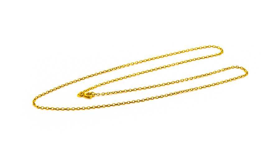 Stary Warszawski Złoty Łańcuszek - 14K - 3,22g - WARMET - WWJ - Kraków