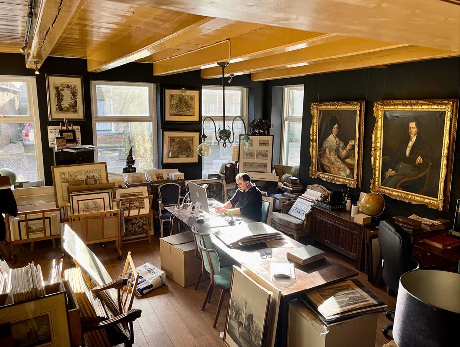 Wiedeń w Litografii, okres Cesarstwa Austrii, wymiar 57,5cm x 43,5cm