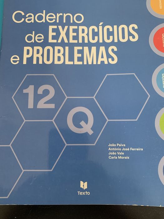 Caderno de exercicios Quimica 12