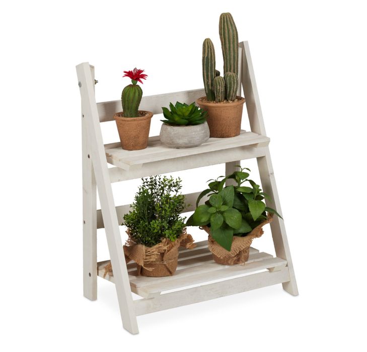 Stojak na kwiarki dwu poziomowy nowy