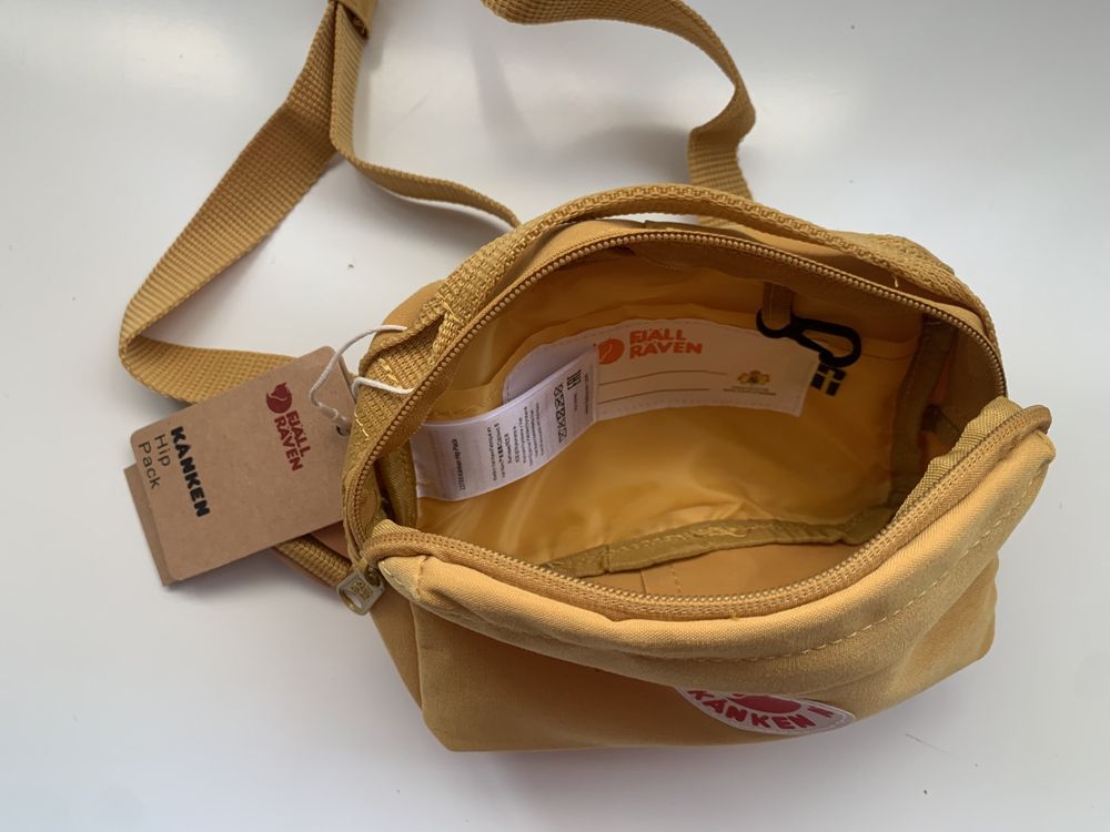 Fjällräven Kånken Hip Pack - Amarela (2L)