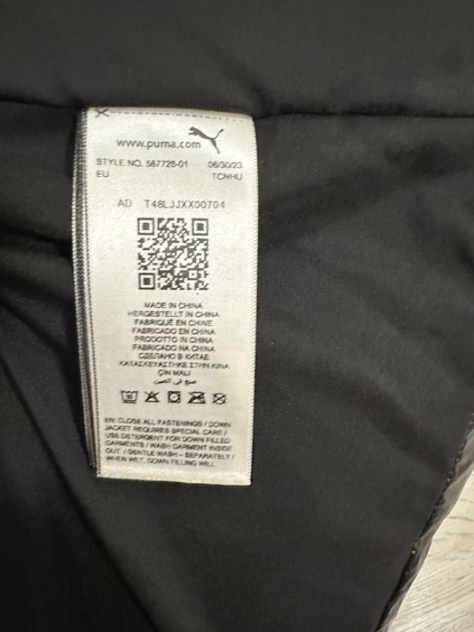 Пуховик зимовий короткий жіночий Puma Goose Down Style Jacket