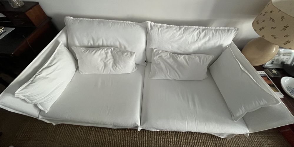 Sofa branco IKEA