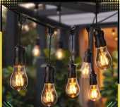 Girlanda świetlna, do ogrodu, 20m, żarówki led, lampki ogrodowe