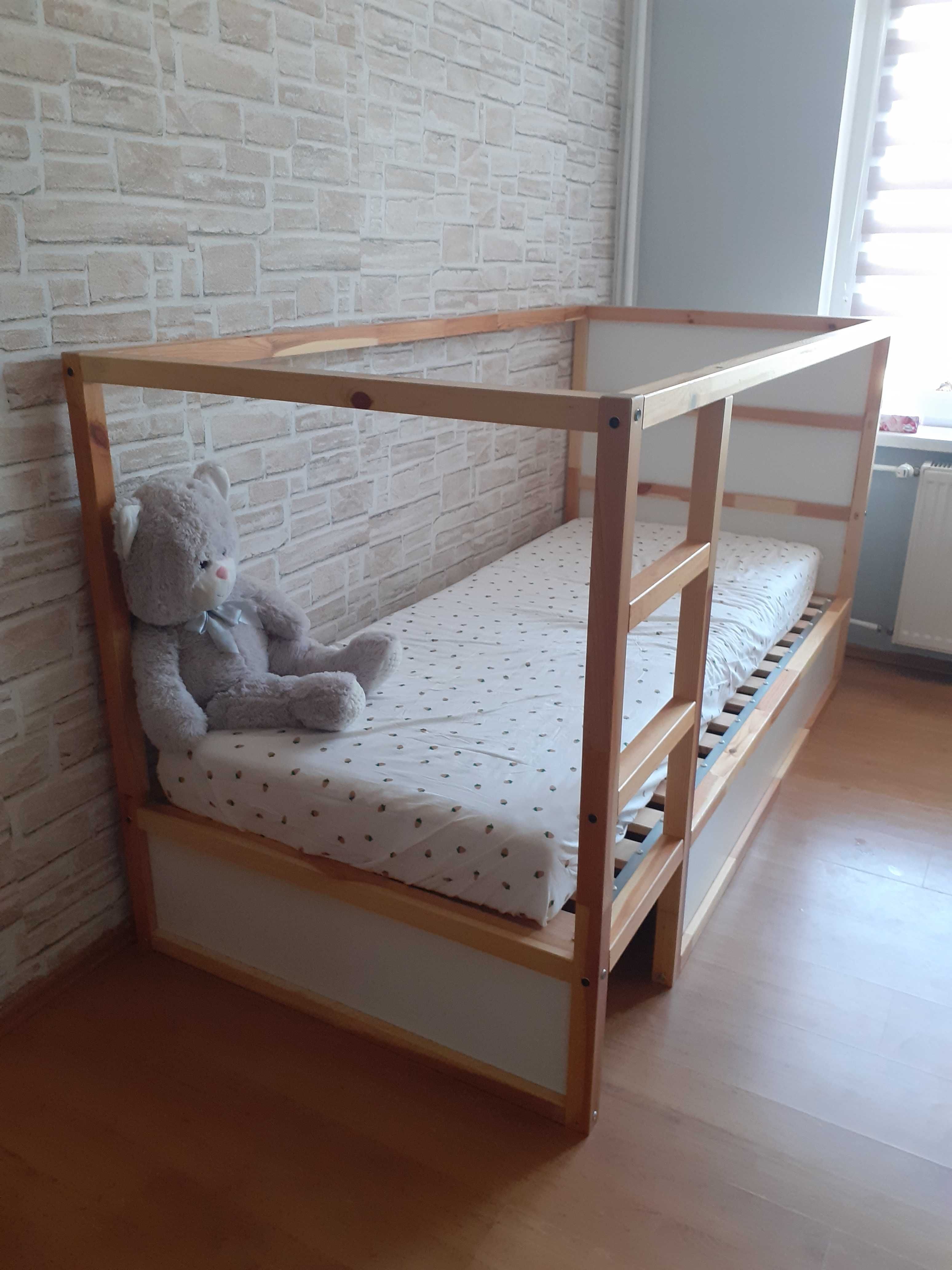 Dwustronne łóżko KURA IKEA 90×200