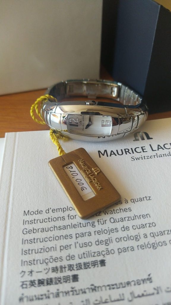 *NOS* Relógio bracelete Maurice Lacroix Intuition 20 × 30 mm