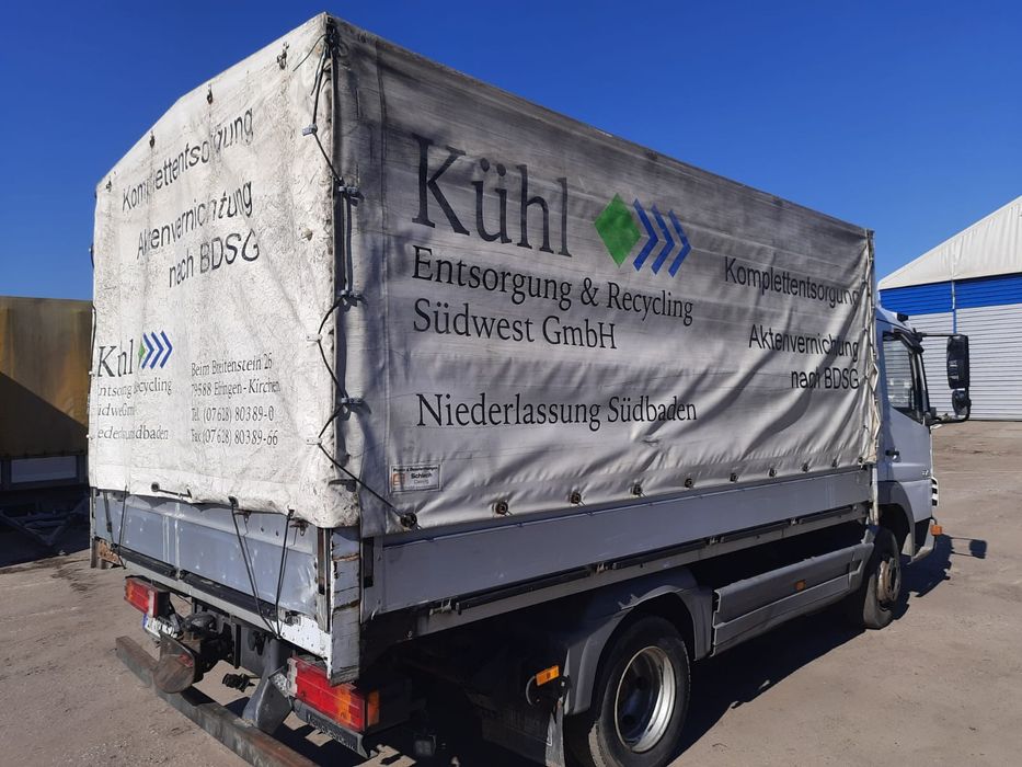 Zabudowa / paka / skrzynia / plandeka / wym 4.25/2.48/1.85m Atego TGL