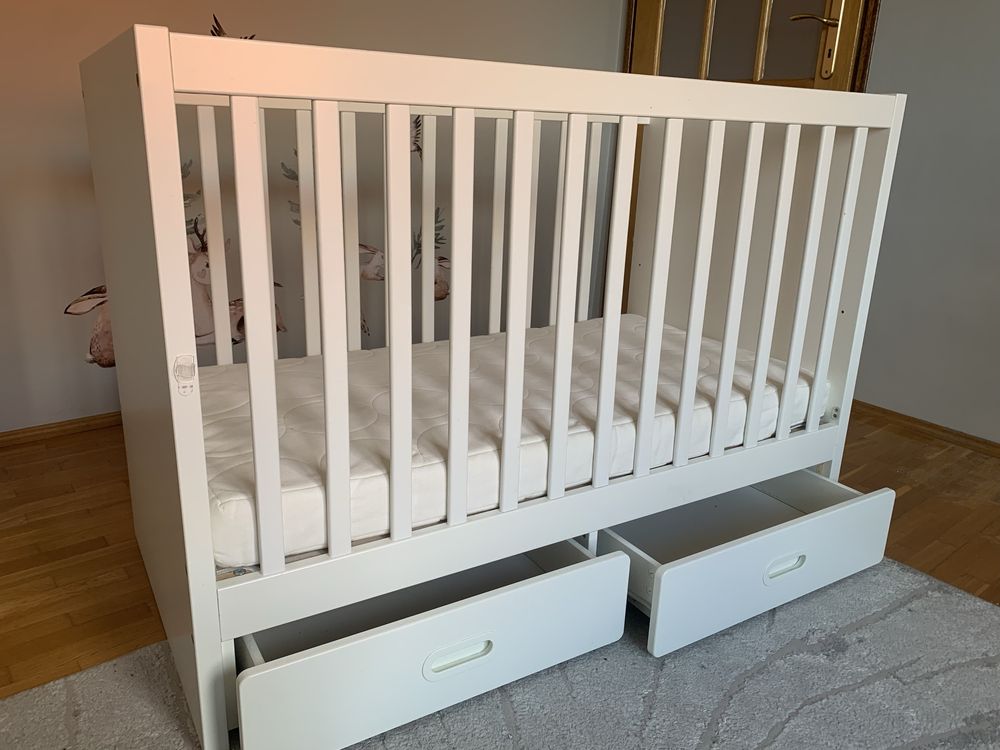 Łóżeczko dziecięce IKEA STUVA z szufladami
