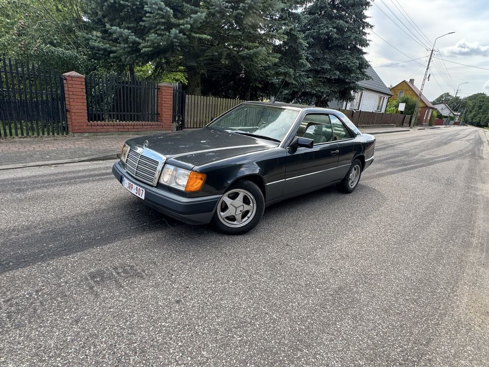Mercedes coupe 124 beznyna klima Sprowadzony