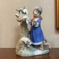 Фарфоровая статуэтка Lladro «Зимний мороз».