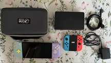 Nintendo Switch Oled + Mobapad M6S + karta pamieci 128GB