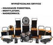 OSUSZACZE powietrza NAGRZEWNICE WENTYLATORY wypożyczalnia Gryfice