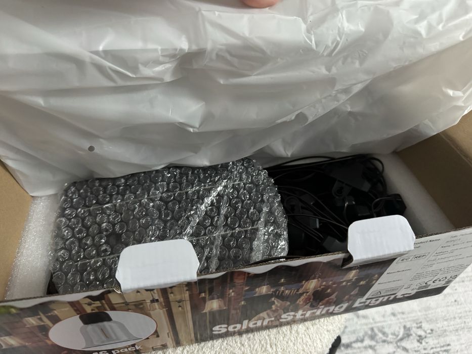 Nowe lampki solarne 16 szt w ksztalcie dzwonkow