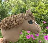 Hobby horse A5 brązowy
