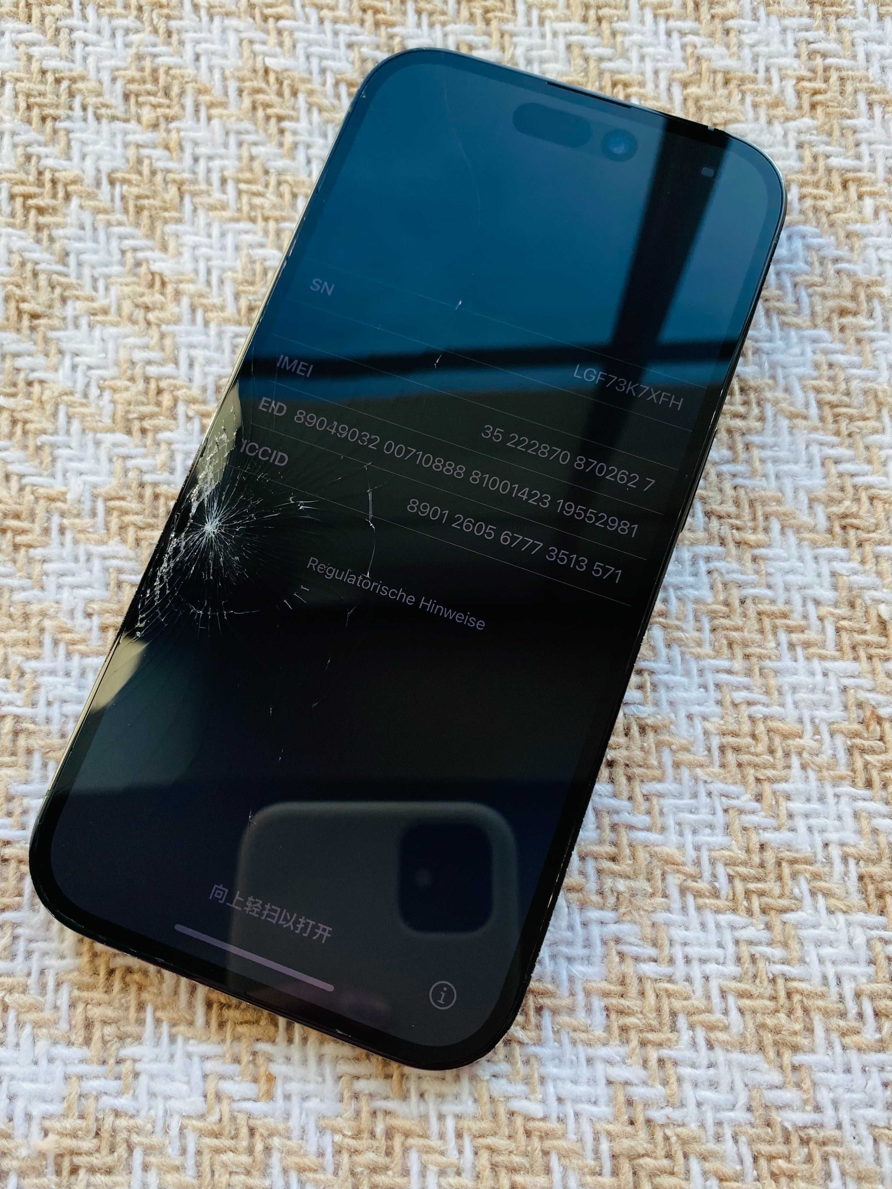 IPHONE 14 PRO 128Gb Black iCloud на деталі ( 32094)