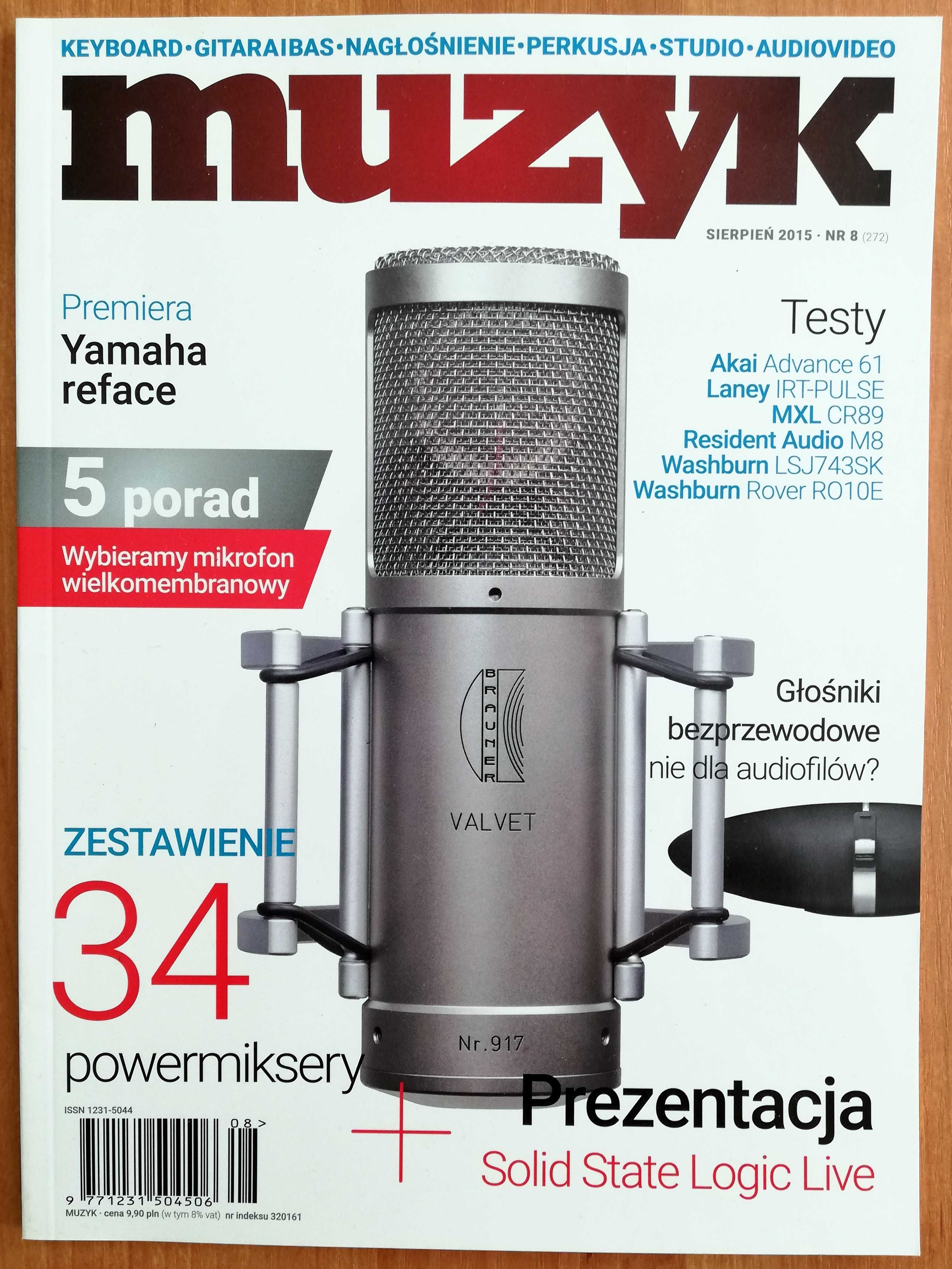 Magazyn ,,Muzyk", sierpień 2015