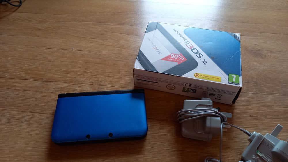 PIĘKNY Stan Nintendo 3DS XL Niebieski Komplet Wysyłka OLX