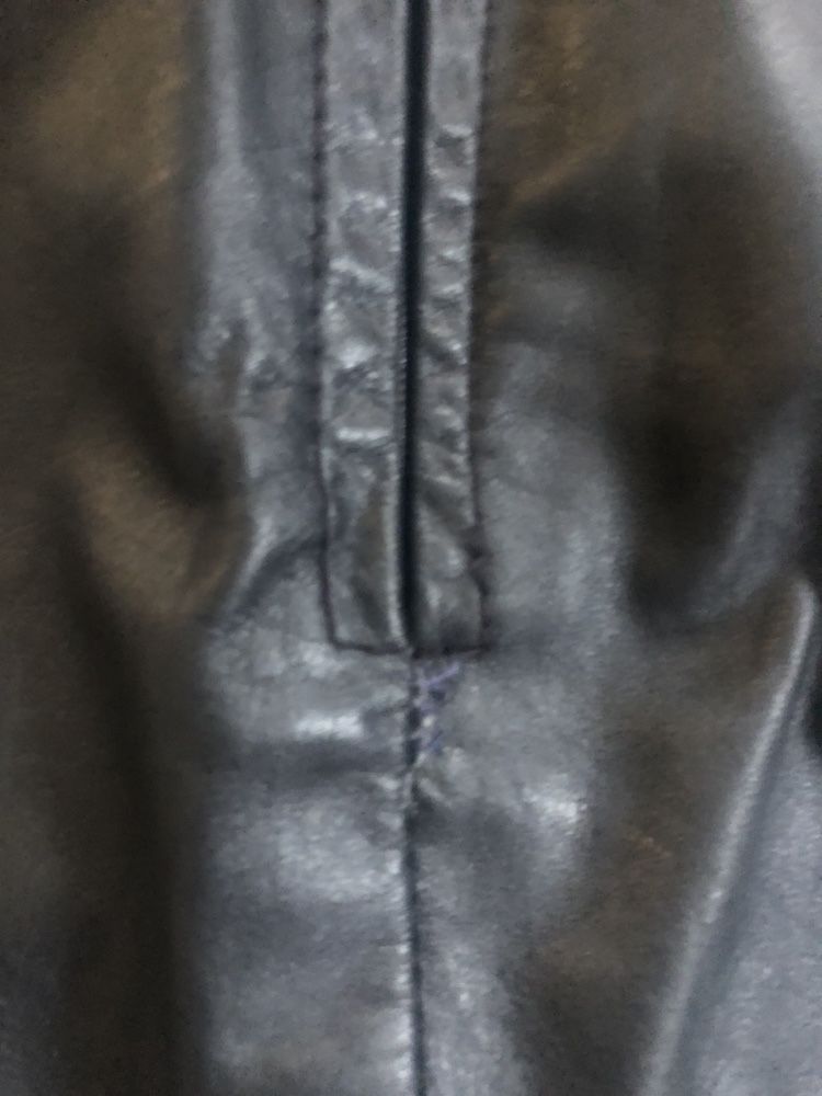 Spodniczka mini skórzana roz S
