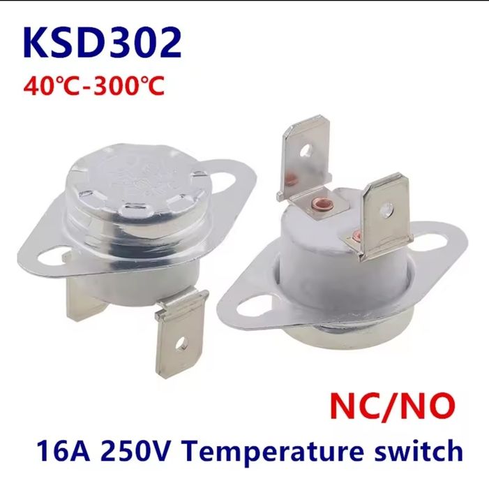 Предохранитель термостат тоKSD TF RY 17AM трубчатые стеклянные керамич