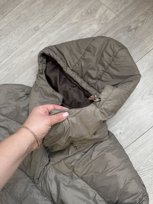 Продам зимовий пуффер анорак оверсайз мокко колір