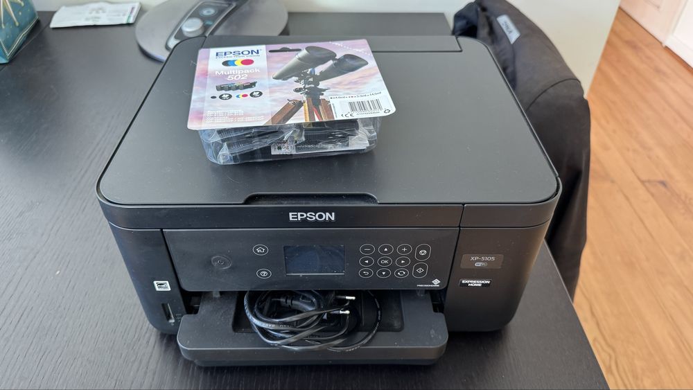 IMPRESSORA EPSON Multifunções - Mod XP 5105 - Wi-Fi + Pack 4 TINTEIROS