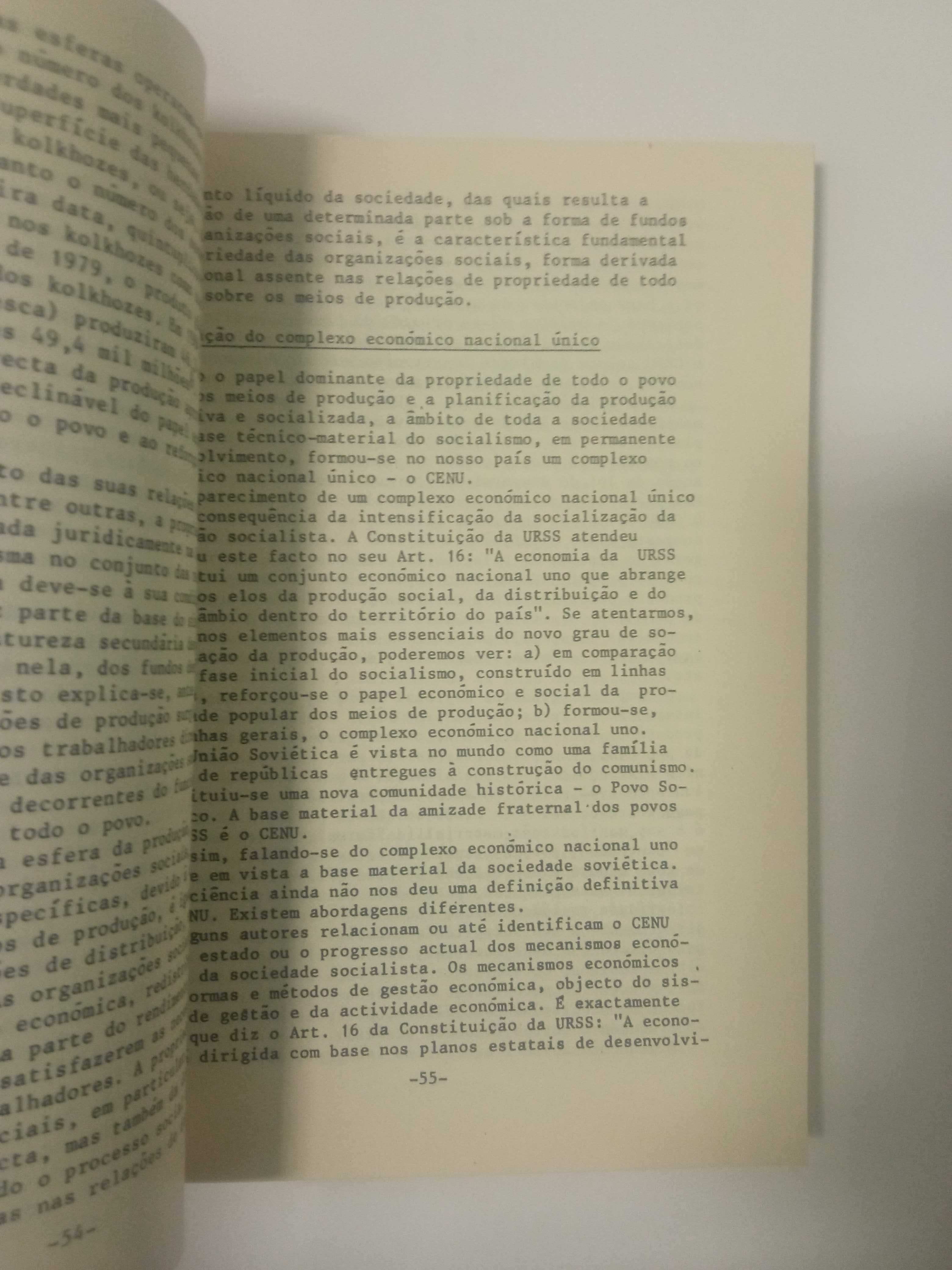 O Socialismo: Sistema Económico, Academia das Ciências da URSS