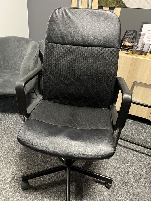 Fotele biurowe czarne 2x