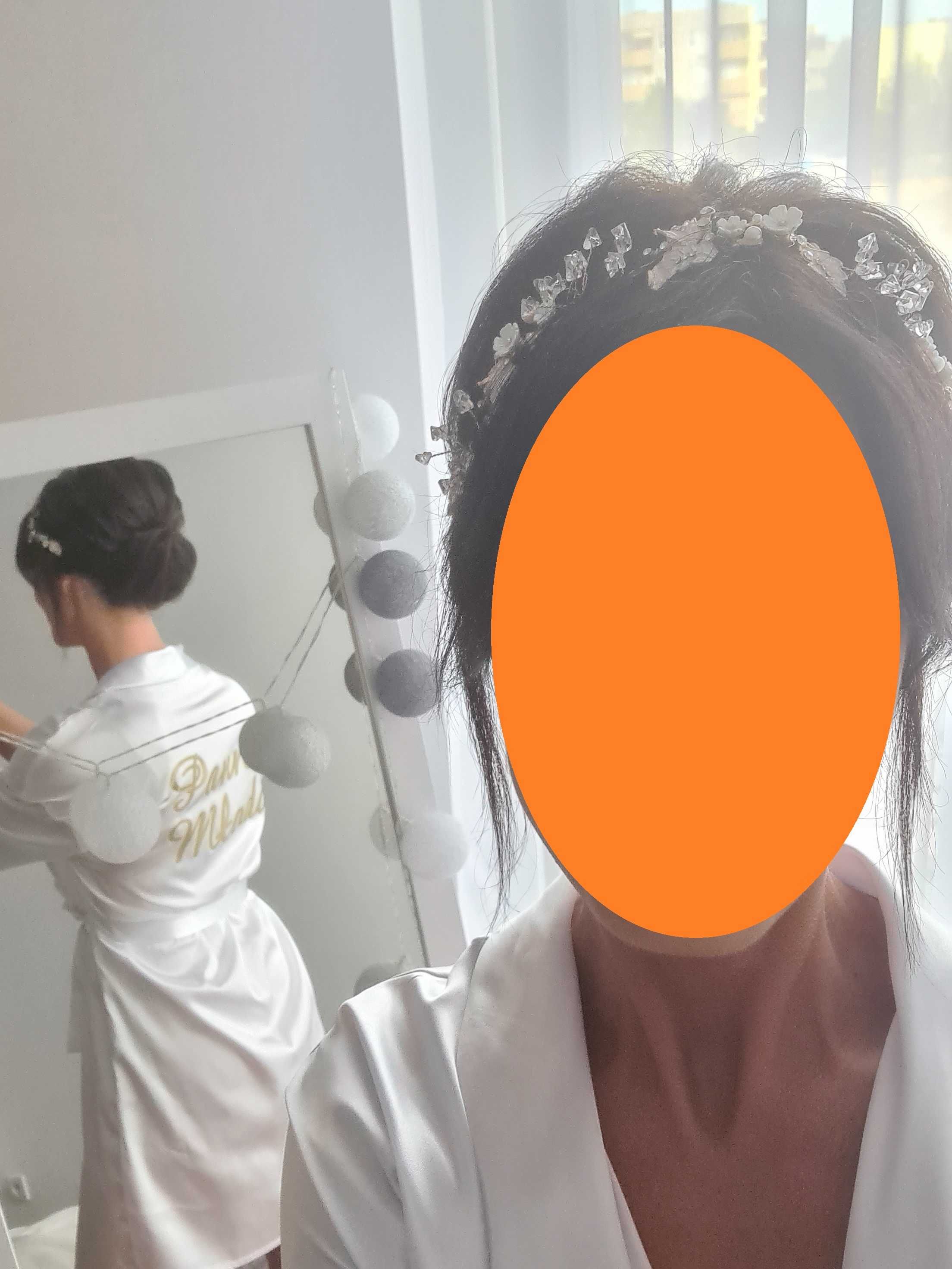 Ślubna opaska do włosów