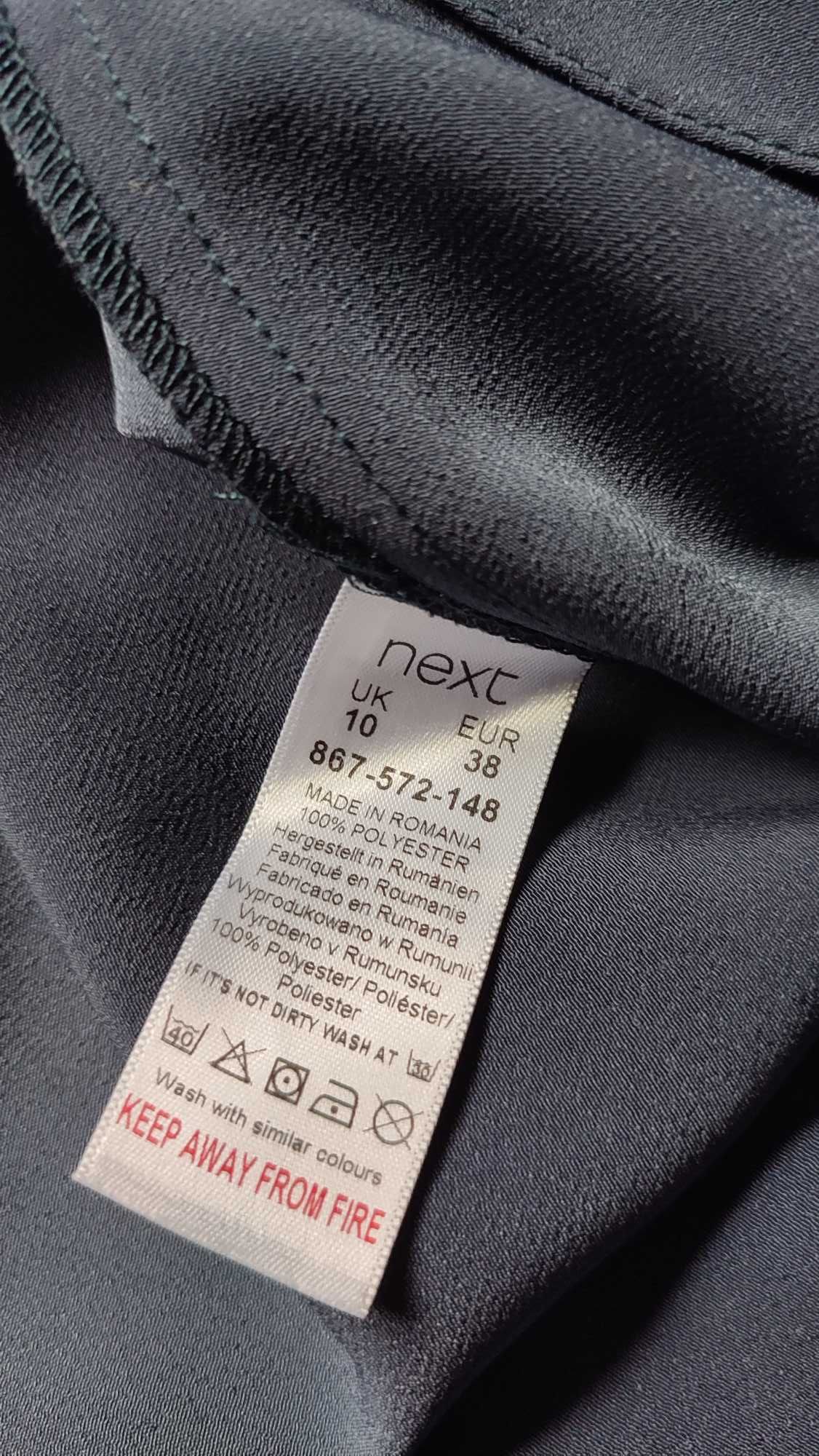 Sukienka bez rękawów krótka odkryte ramiona rozmiar 38