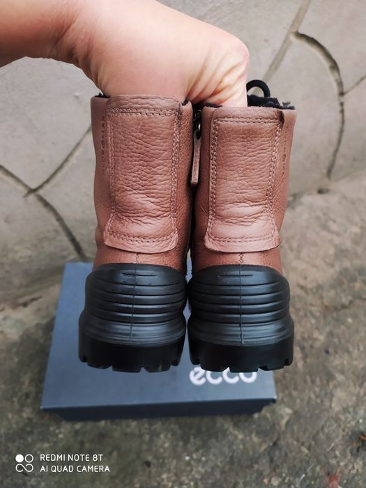 Ecco 29 ботинки на дівчинку зимові черевики теплі чоботи взуття ессо