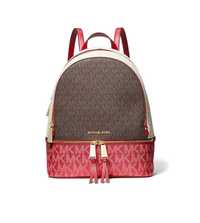 Рюкзак Michael Kors Rhea Zip Medium Backpack Crimson Multi 30H3GEZB2B