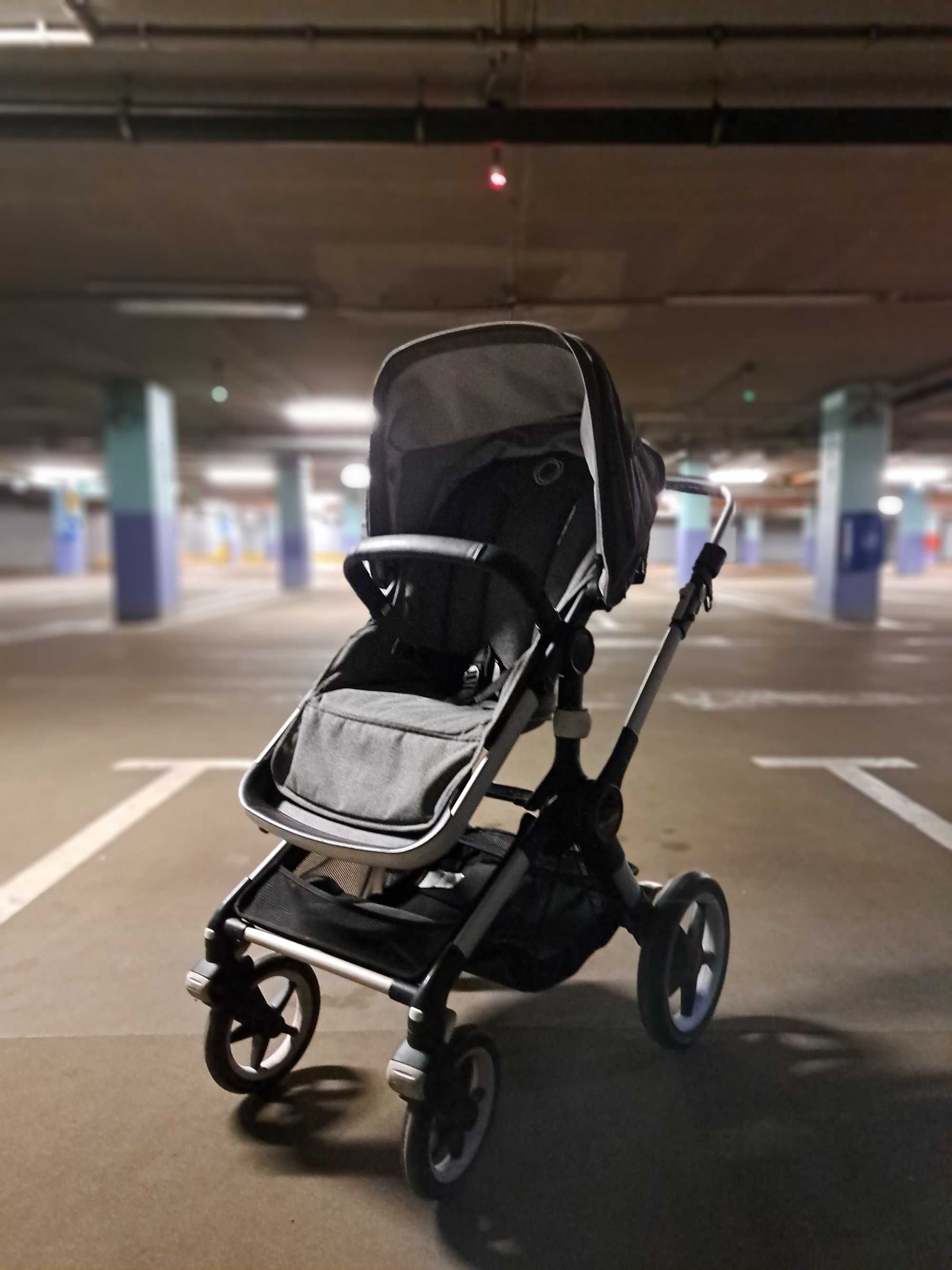 Wózek Bugaboo Fox 2 grey gondola + spacerówka 2w1