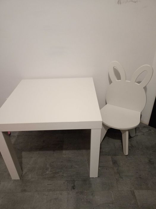 Stolik krzesełko białe