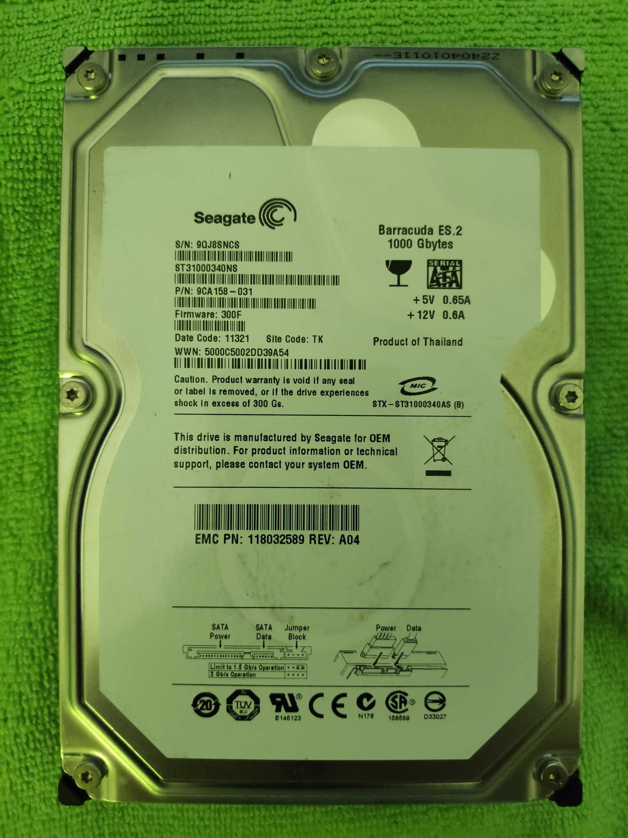 disco HDD 3.5" Seagate 1TB