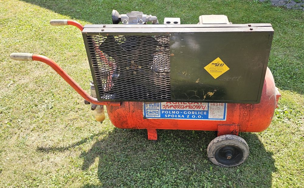 Agregat, Kompresor POLMO AHS23 R80. olejowy 380V