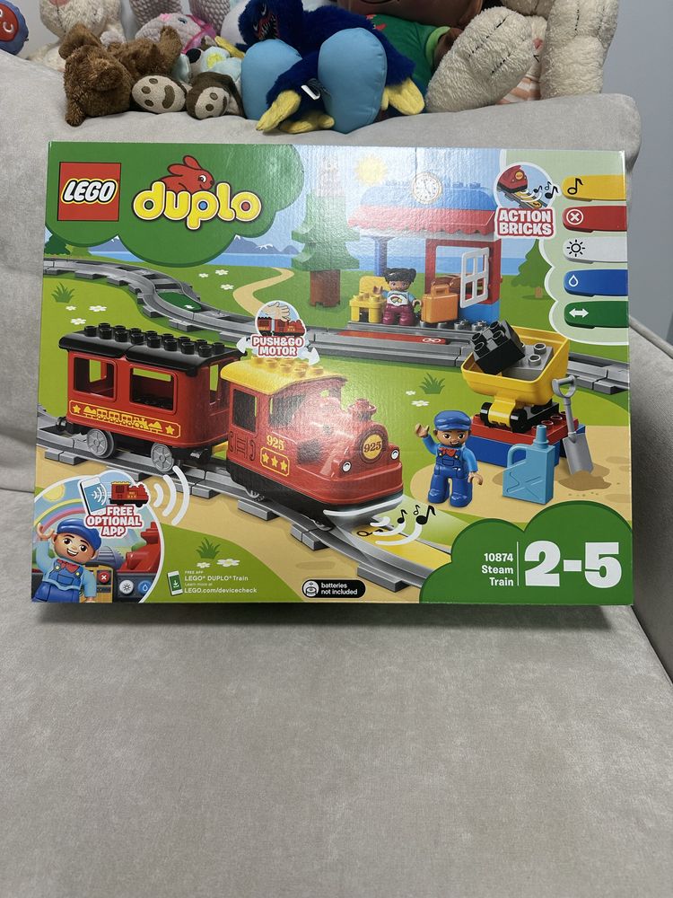 Конструктор LEGO DUPLO Staem train Паровоз