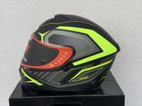 Kask motocyklowy Lazer Rafale evo Hexa fluo, Blenda, Poliweglan!