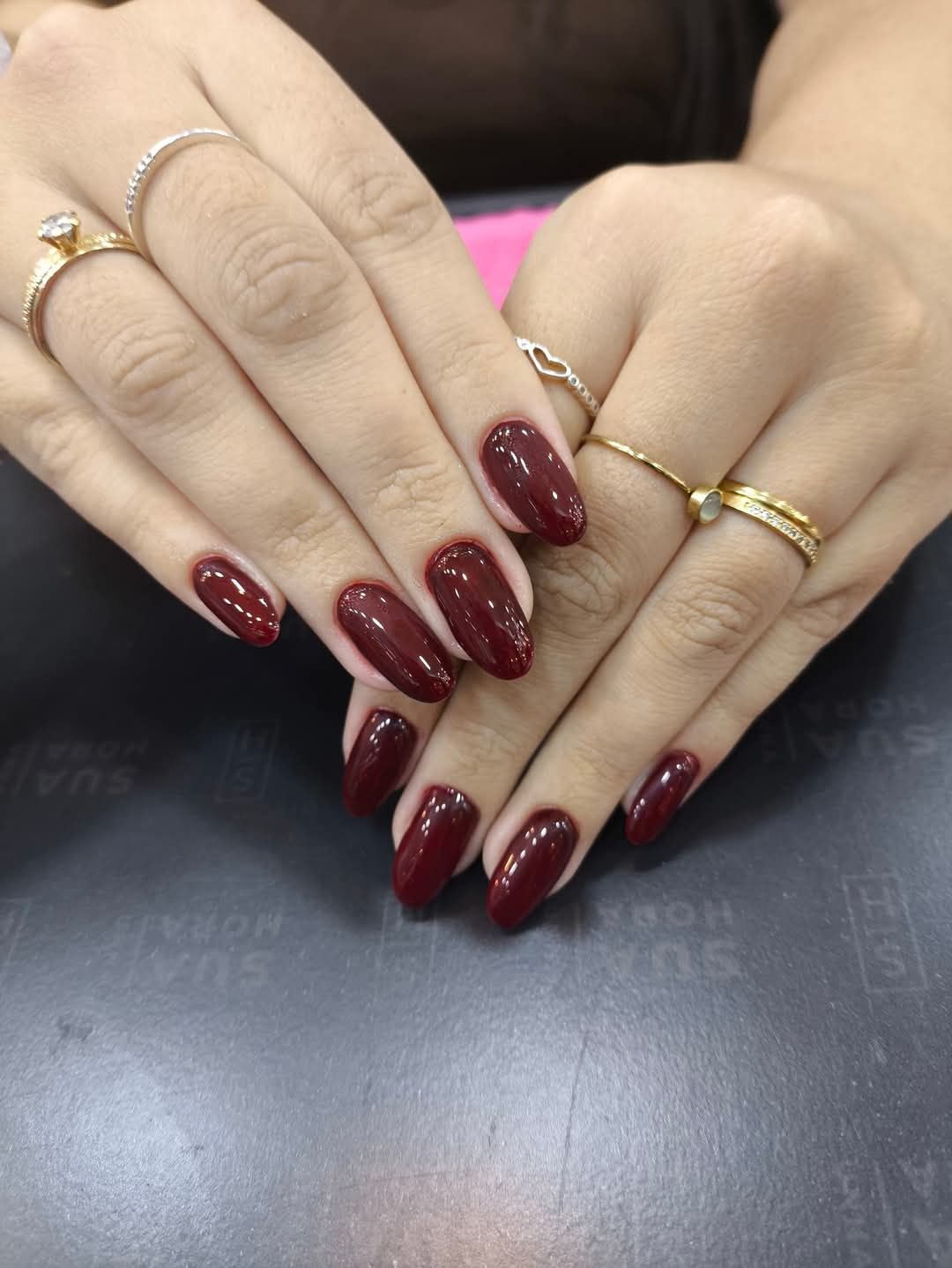 Alongamento em gel , gelinho e pedicure