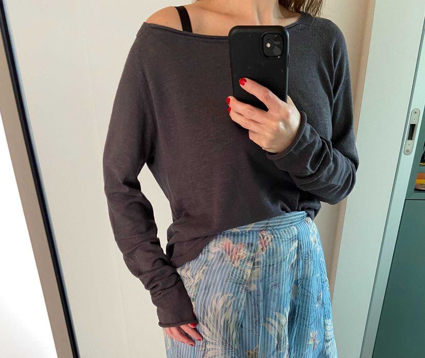 H&M Logg cienki sweter oversize rozm M