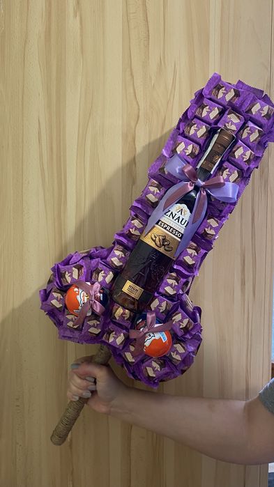 Солодкий букет, оригінальний букет, букет із солодощів