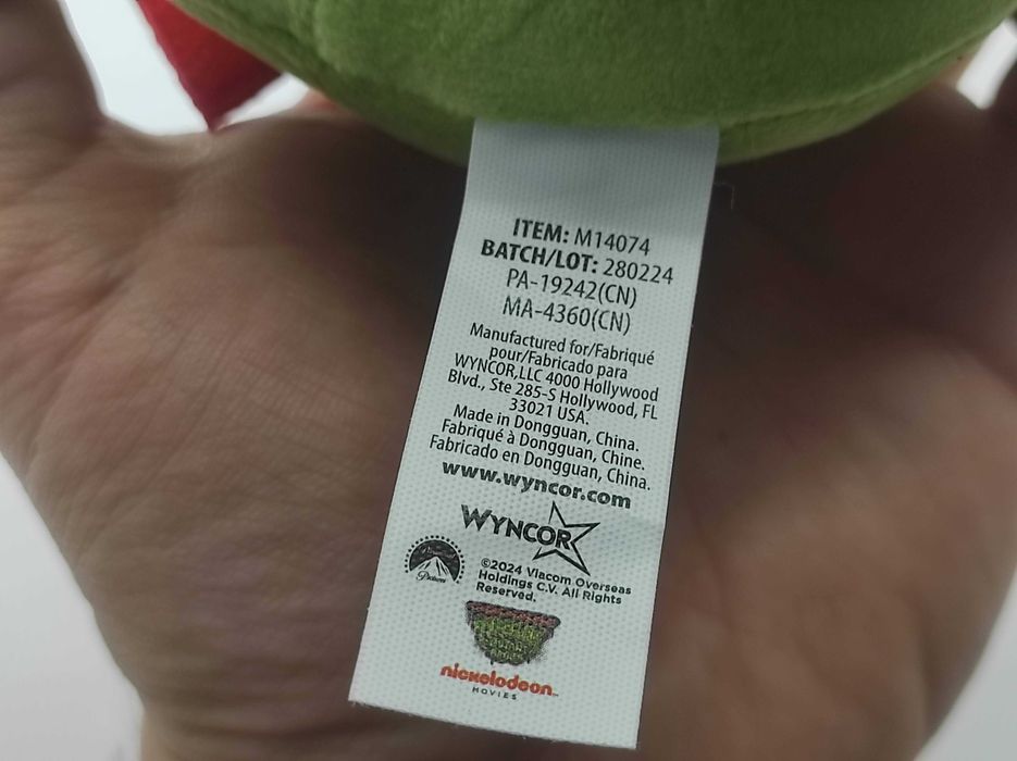 Maskotka figurka gniotka wojownicze żółwie ninja Miraball Raphael