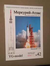 Model Rakieta Merkury - Atlas (YG 42) - YG Model