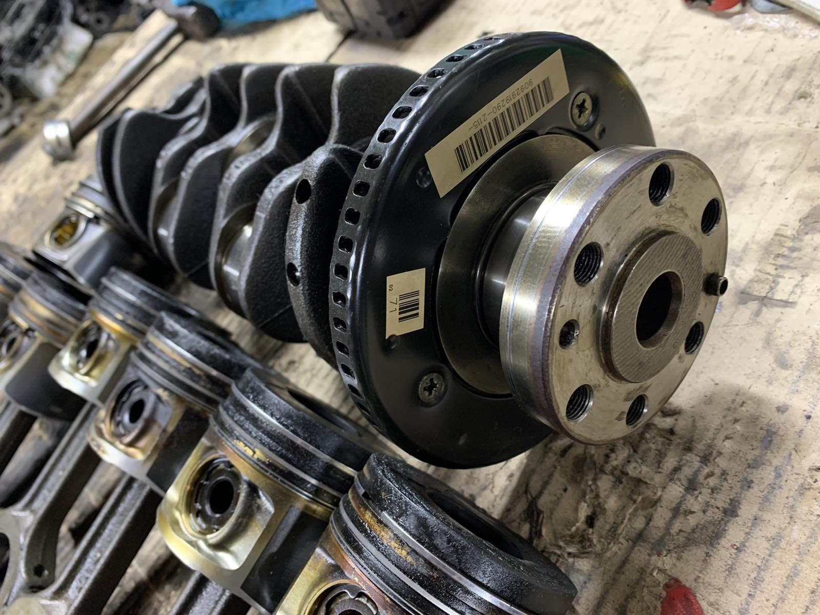 Коленвал 1.9 JTD 1.9 CDTI Z19DT Fiat Opel Astra Vectra Zafira LANCIA A