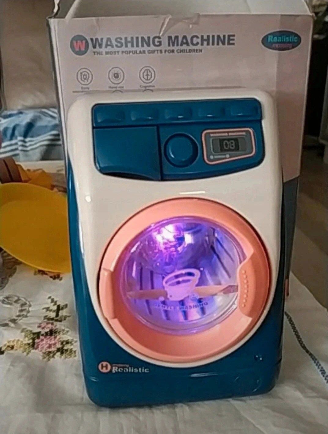 Nowa zabawka pralka na baterie