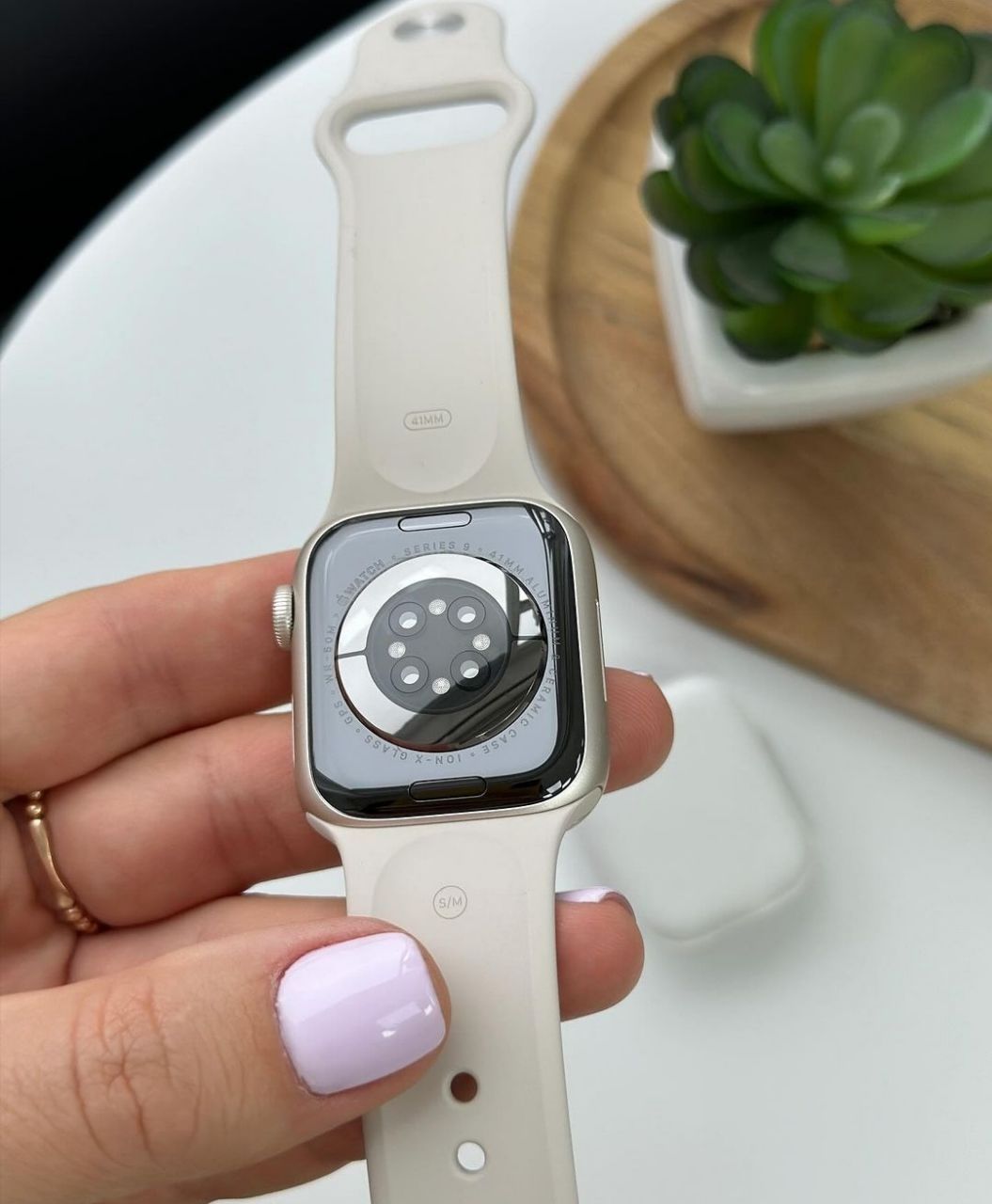 СМАРТ-ЧАСЫ Apple Watch9 45mm NFC/Кор АЛЮМІНІЙ/БЕЛЫЙ/Viber/Instagram
