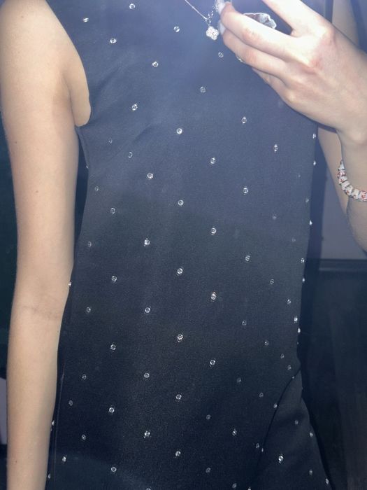 плаття зі стразами , стан новий одягнуто один раз , розмір XXS!