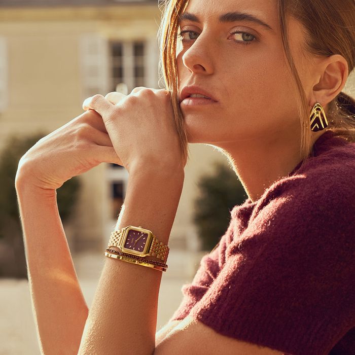 Годинник та браслет Macy Gold Burgundy