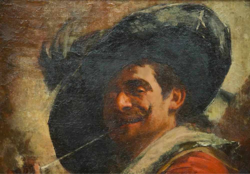 Антикварний живопис Портрет кавалера