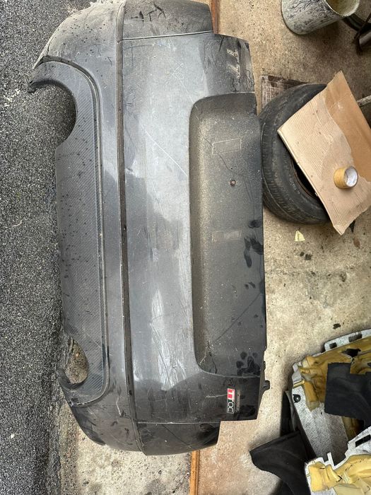 Parachoques traseiro audi tt 8n ponteira dupla